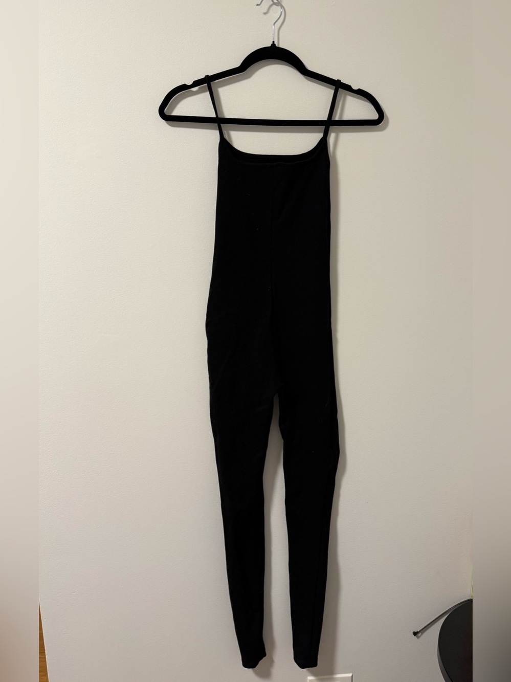Black Women's Slim Strappy Jumpsuit